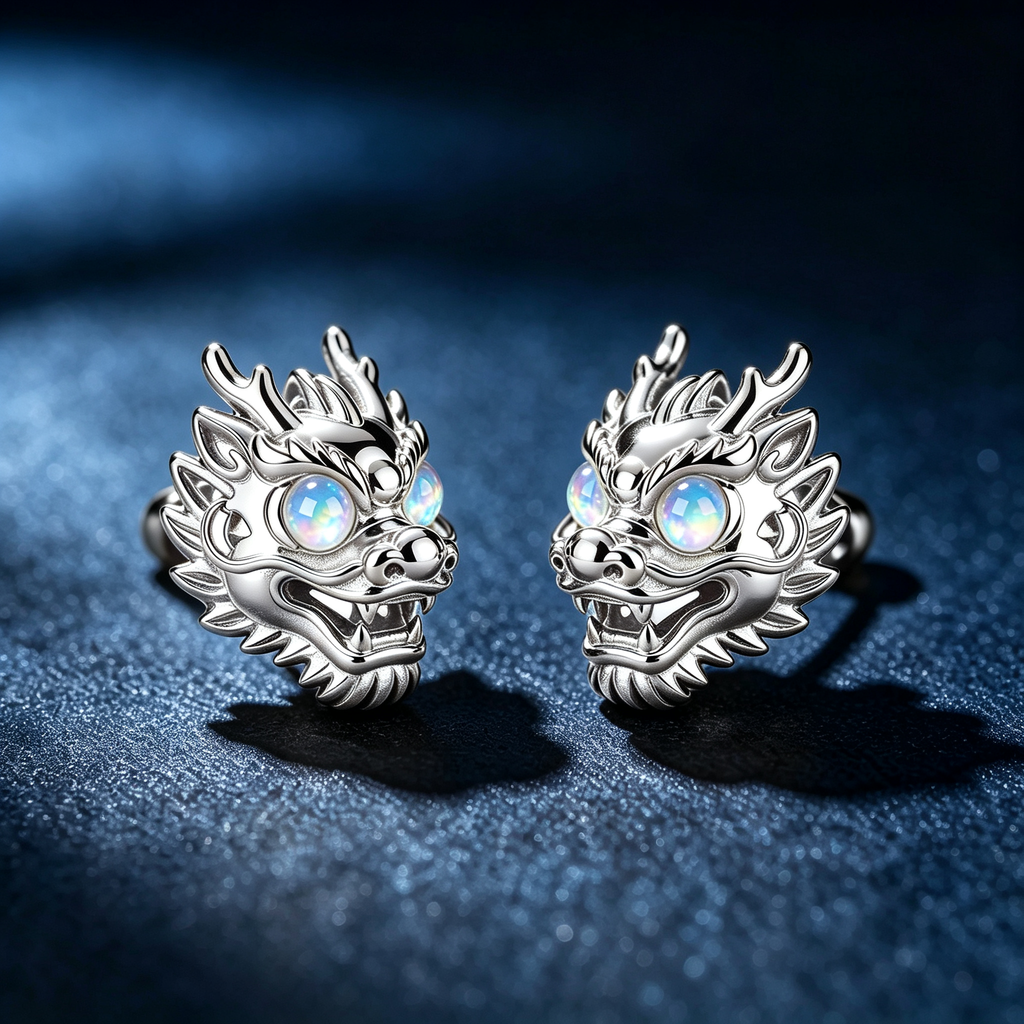 Dragon Opal Stud Earrings