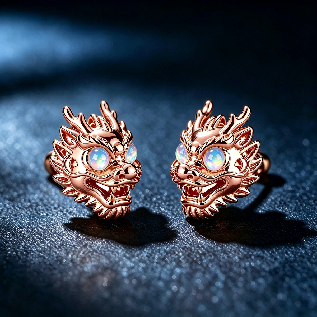 Dragon Opal Stud Earrings