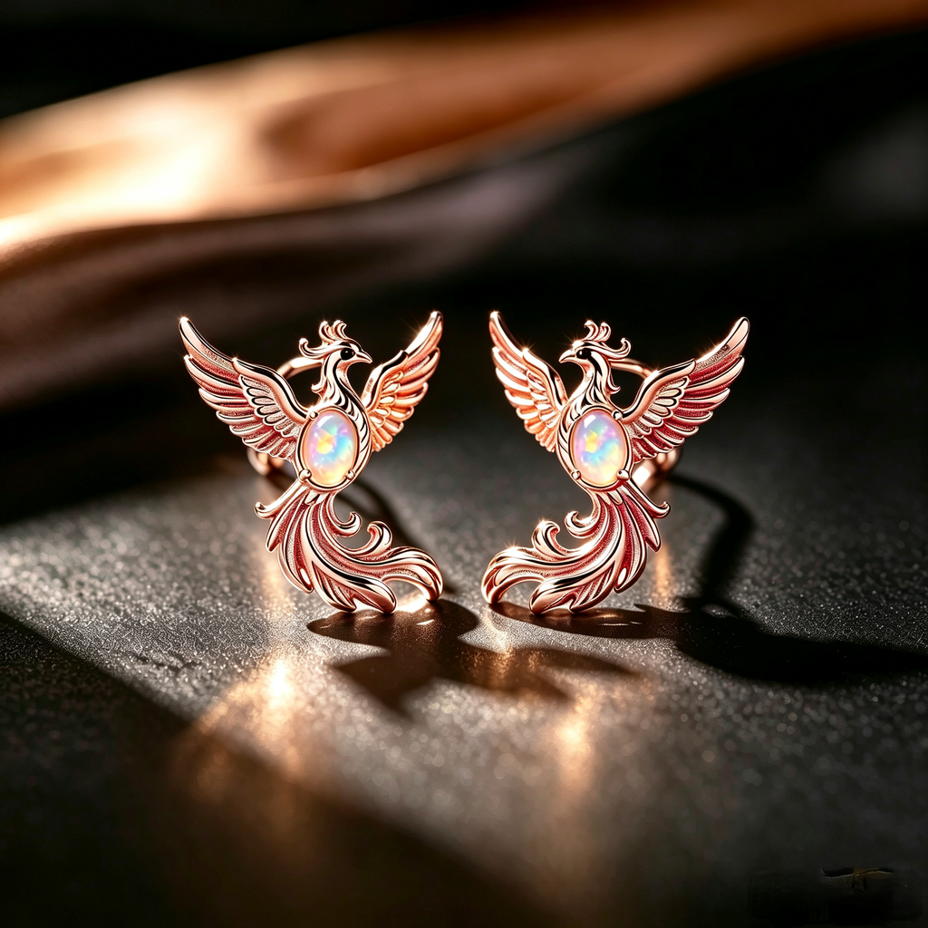 Phoenix Opal Stud Earrings