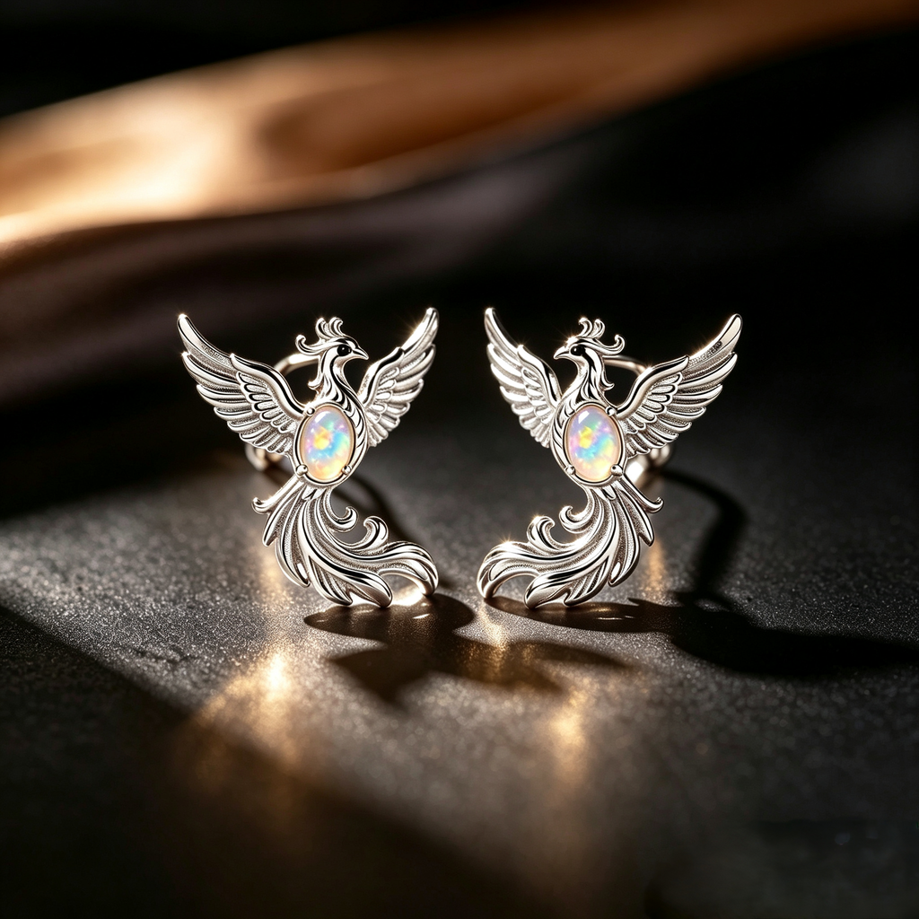 Phoenix Opal Stud Earrings