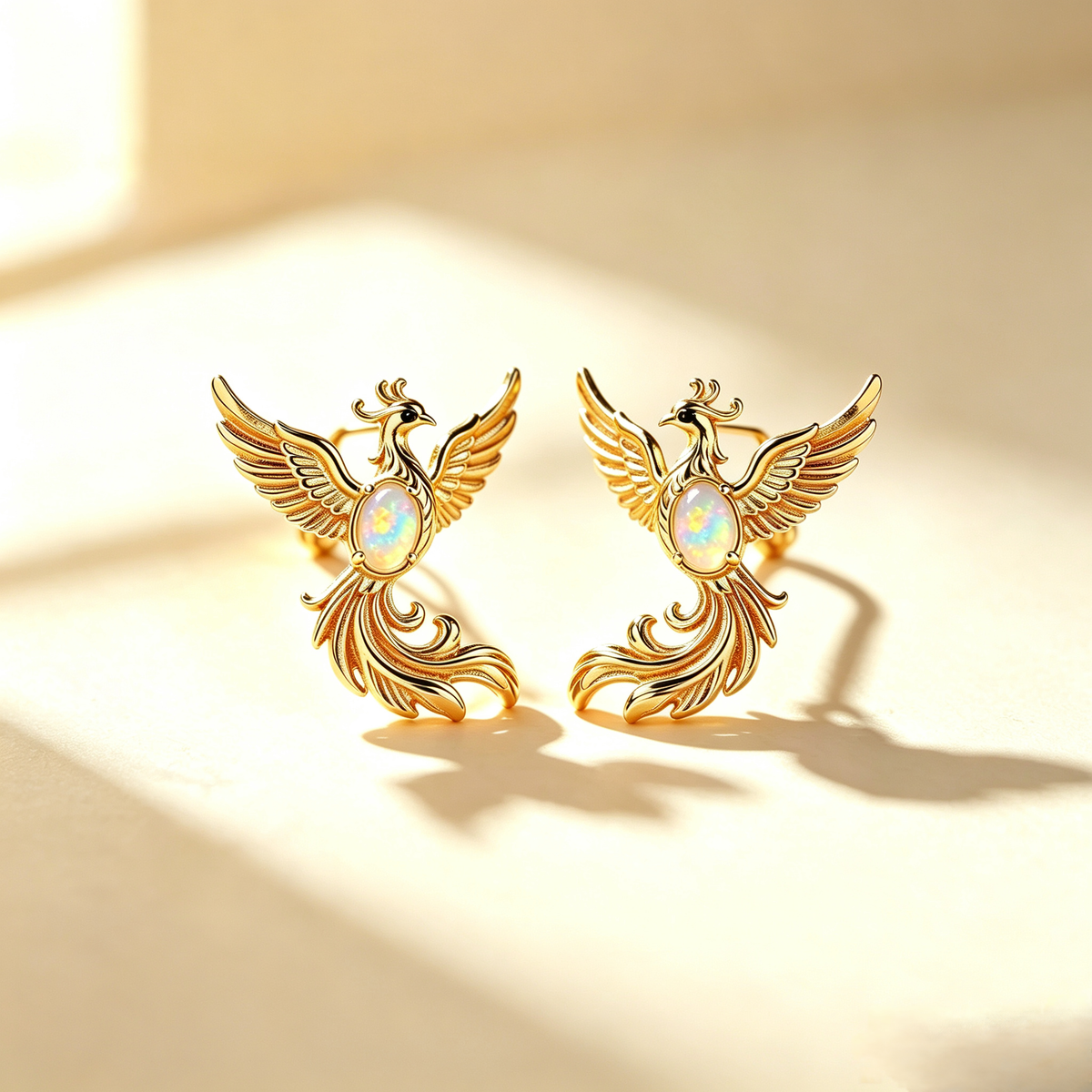 Phoenix Opal Stud Earrings